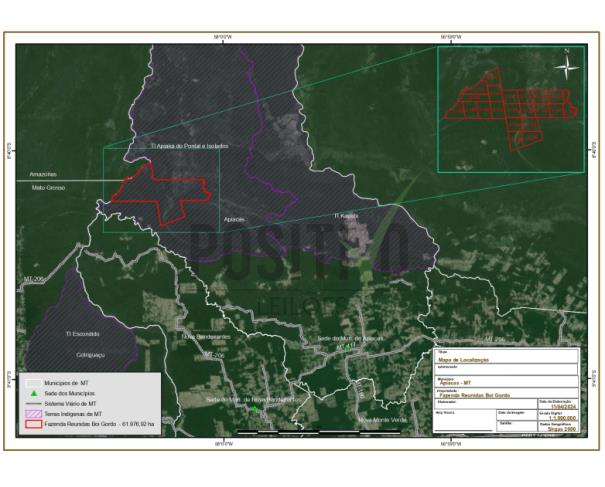 Foto de Lote 01 - Fazenda Apiacás/MT com a área de 59.939ha