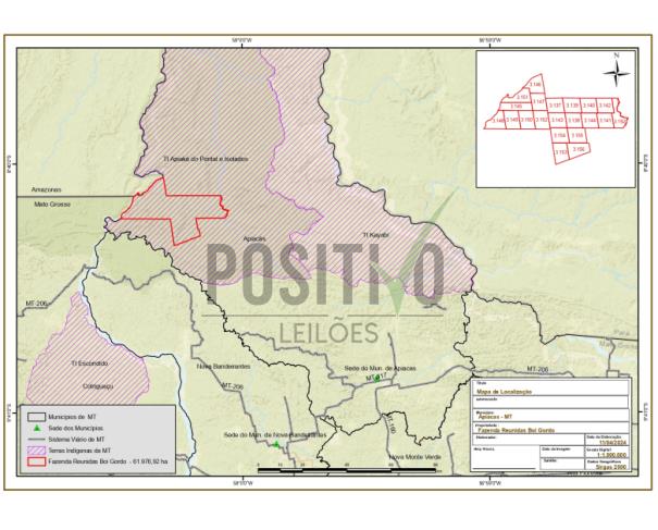 Foto de Lote 01 - Fazenda Apiacás/MT com a área de 59.939ha