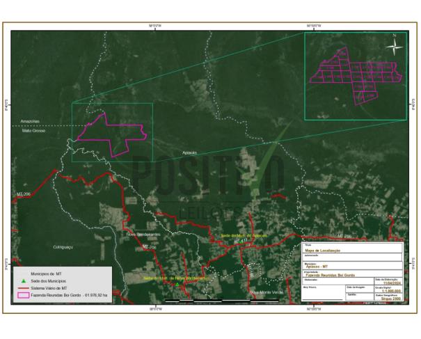 Foto de Lote 01 - Fazenda Apiacás/MT com a área de 59.939ha